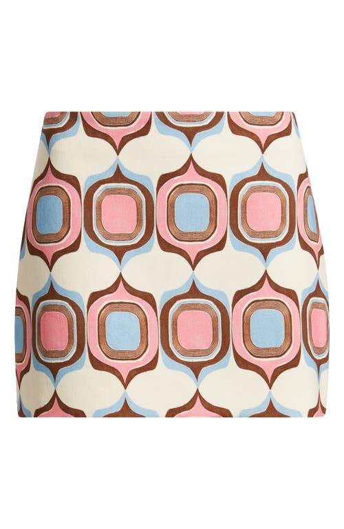 Mango Jane Print Miniskirt In Multi