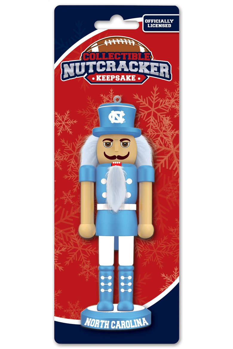 UNC Tar Heels Keepsake Nutcracker, Alternate, color, Multicolor