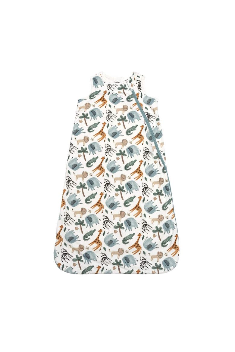 Organic Sleep Sack with Added Insert for All Seasons, Main, color, Safari Animals