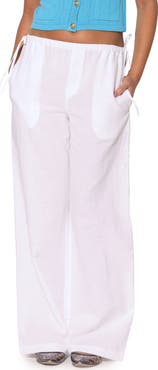 Walter Baker Susan Linen & Cotton Pull-On Pants