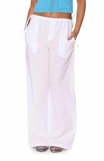 Walter Baker Susan Linen & Cotton Pull-On Pants