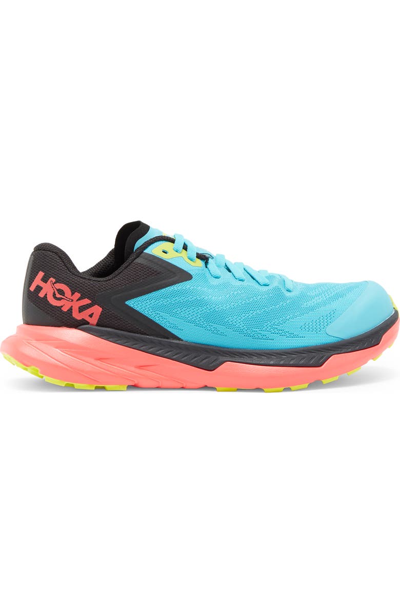HOKA Zinal Trail Running Shoe, Alternate, color,