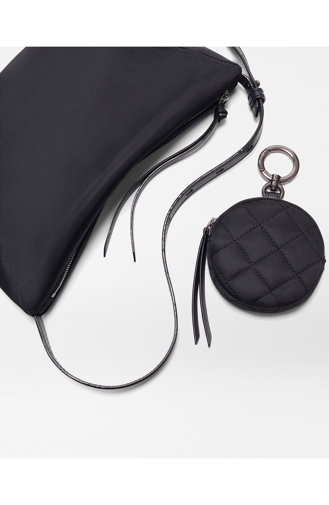 Small Waverly Shoulder Bag, Alternate, color, BLACK