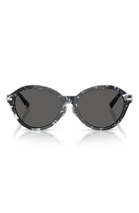 56mm Round Sunglasses