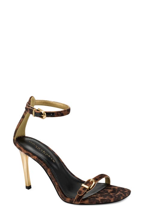 Pryce Genuine Calf Hair Ankle Strap Sandal