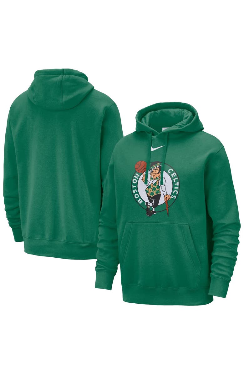 Nike Men's Nike Kelly Green Boston Celtics Essential Logo Club Pullover Hoodie, Main, color, Kelly Green