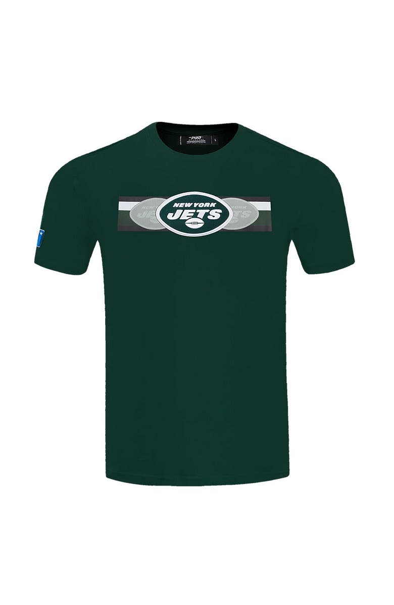 PRO STANDARD Men's Pro Standard Green New York Jets Retro Striper T-Shirt, Alternate, color, Green