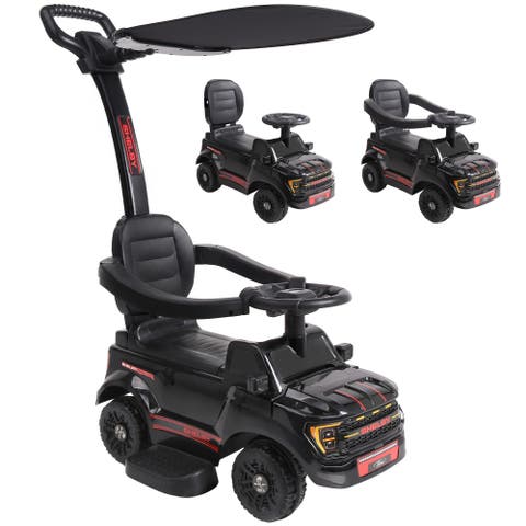 Licensed Ford Shelby 3-in-1 Push Ride On Car