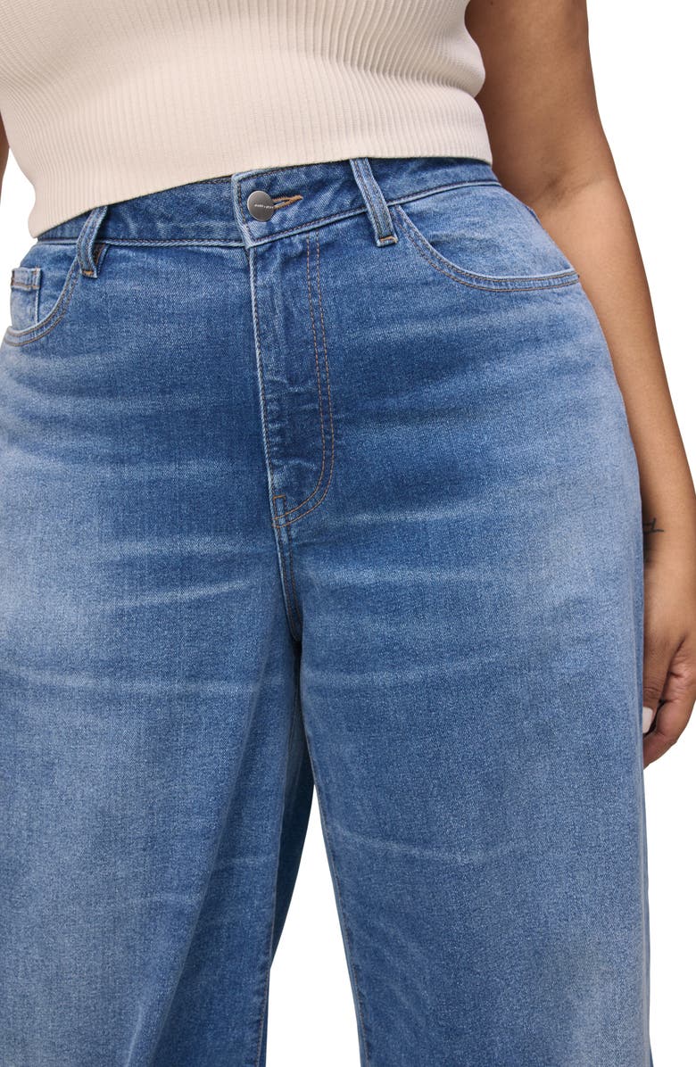 WARP+WEFT NCE High Waist Wide Leg Jeans, Alternate, color,