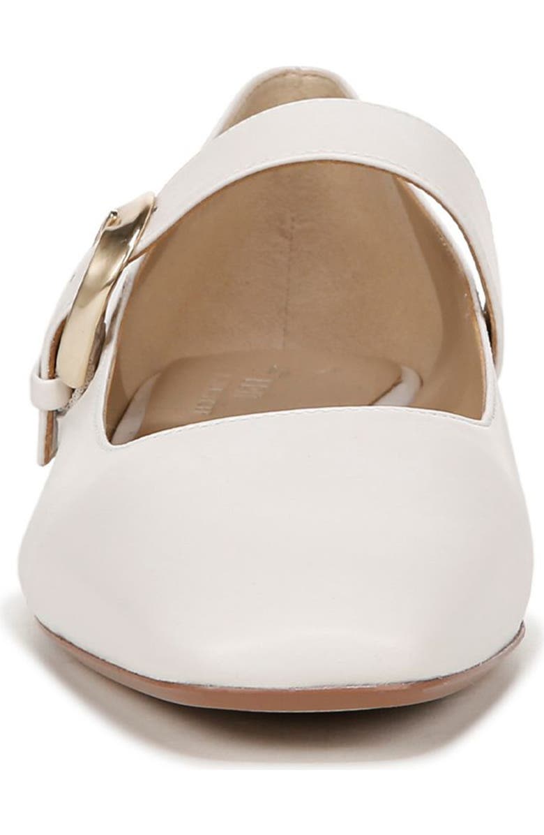 27 EDIT Naturalizer Carter Mary Jane Flat, Alternate, color, Warm White Leather