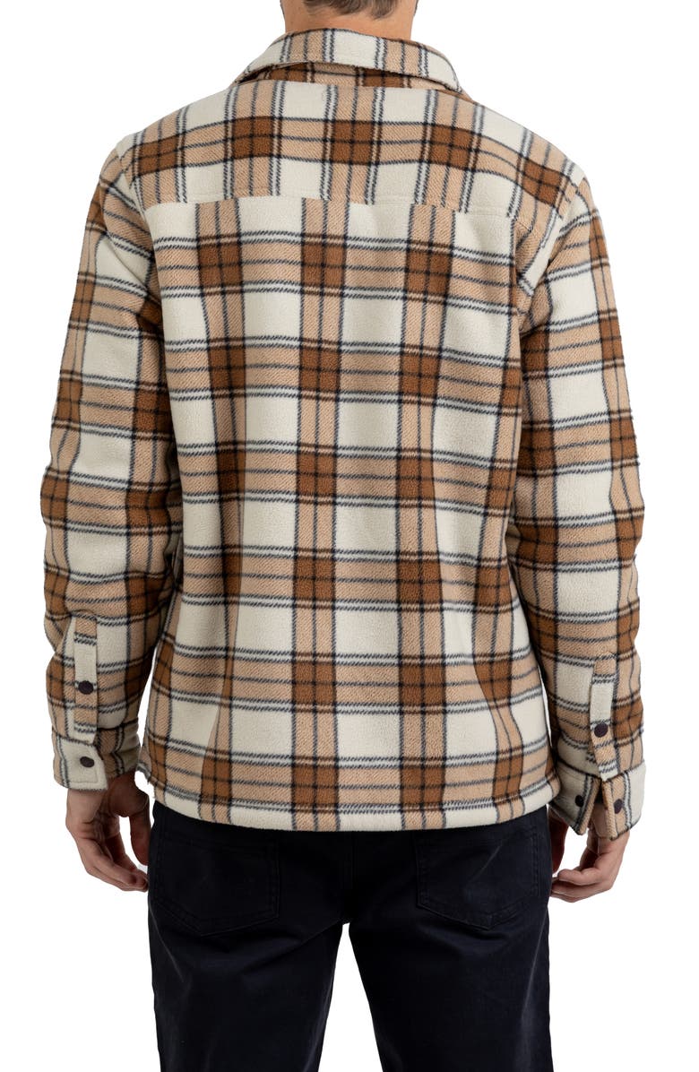 Rainforest Edgewood Bonded Fleece Shirt Jacket, Alternate, color, 