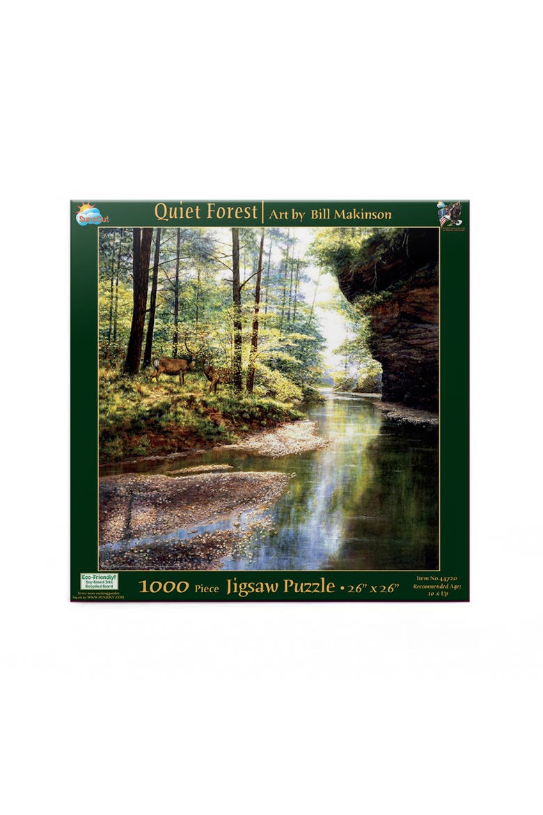 Quiet Forest 1000 piece Jigsaw Puzzle for Adults, Alternate, color, Multicolor