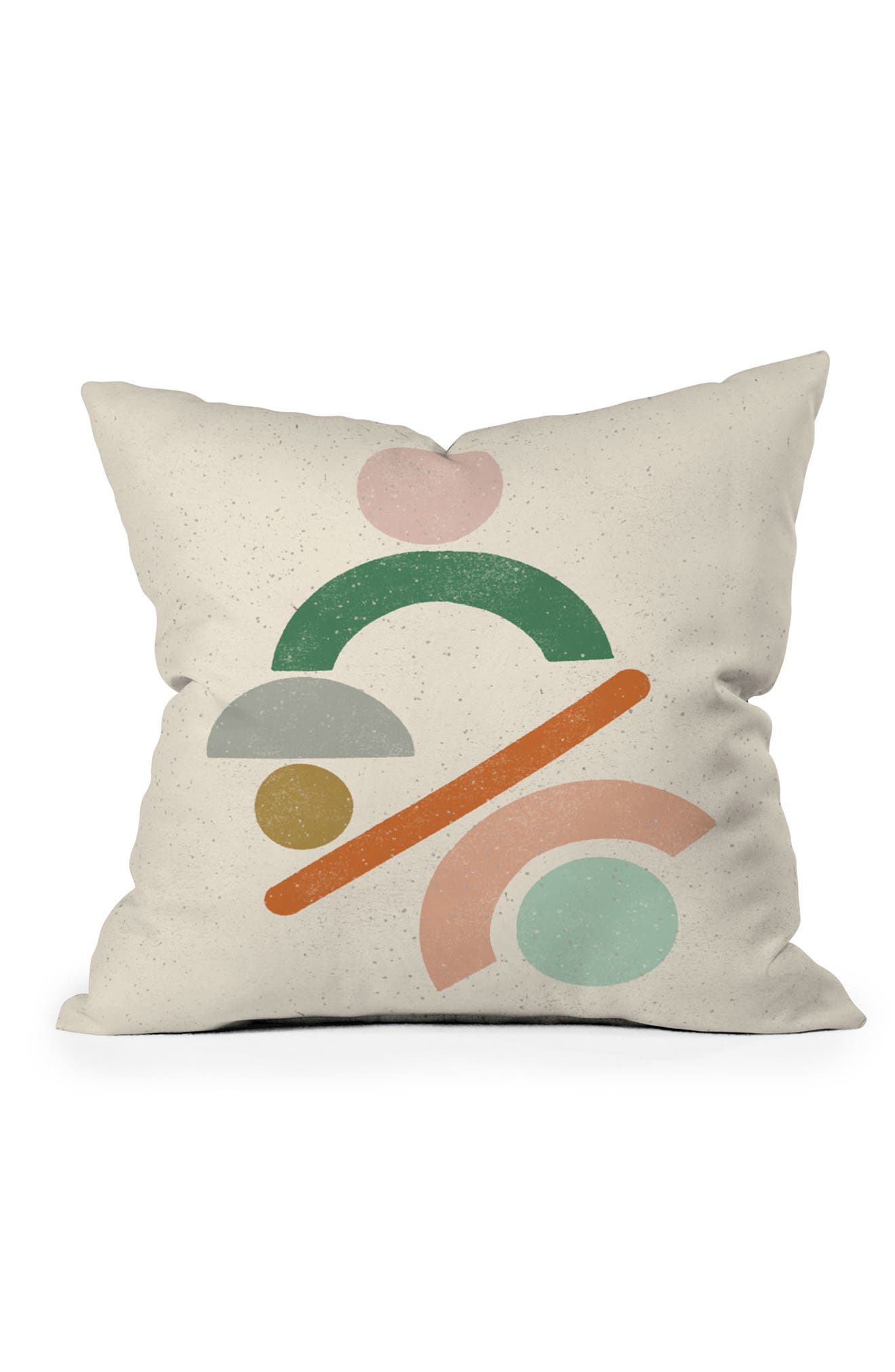 Deny Designs Mobile Shapes by Pauline Stanley Outdoor Throw Pillow