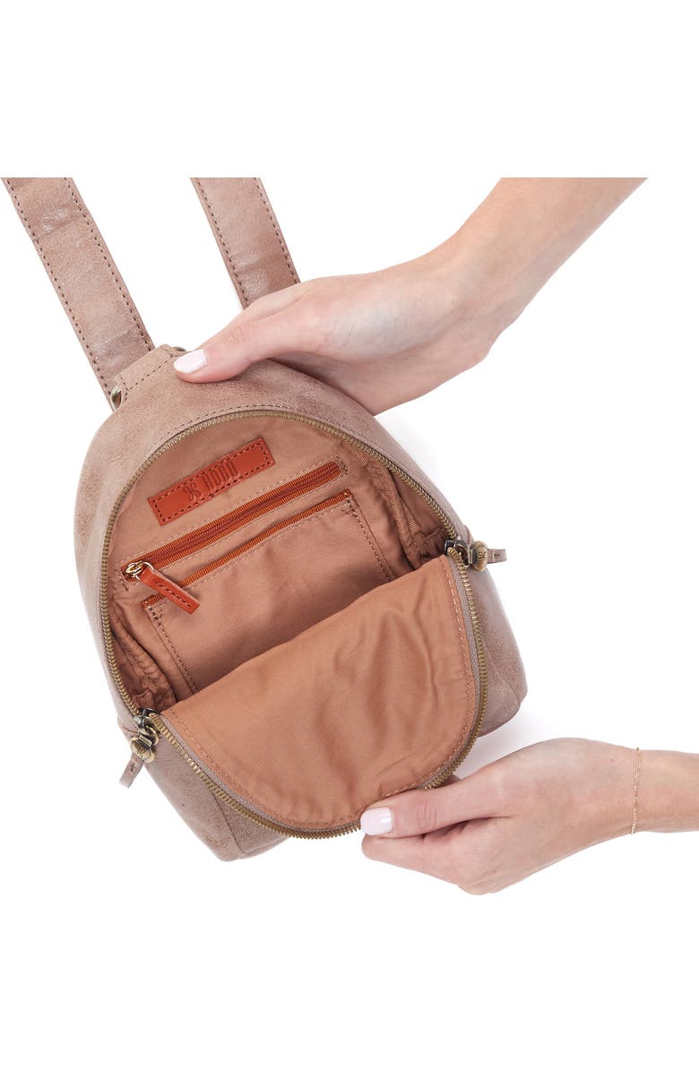 HOBO Fern Leather Sling Bag, Alternate, color, Hazel