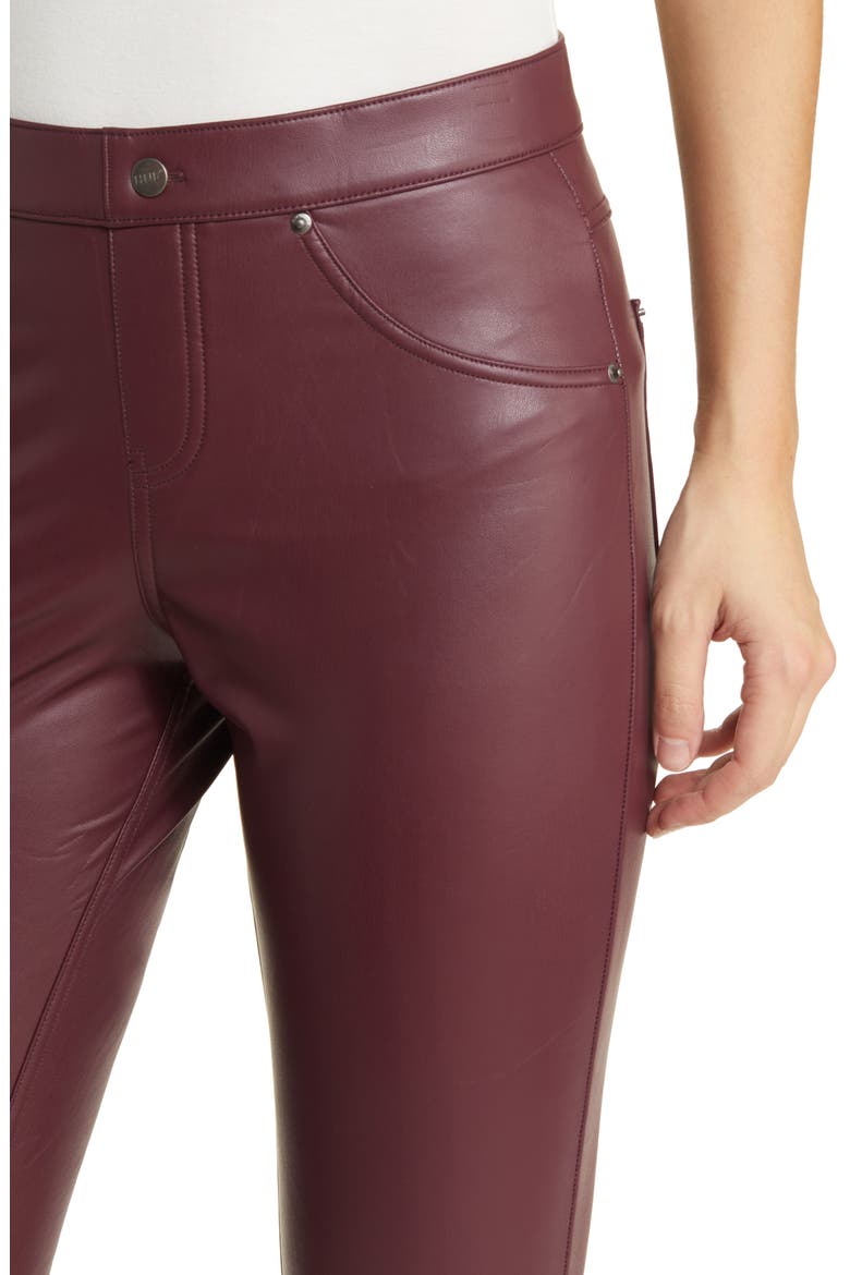 Faux Leather Leggings, Alternate, color, PORT ROYALE