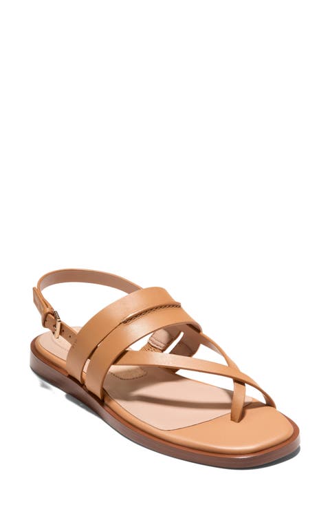 Estella Slingback Leather Sandal (Women)
