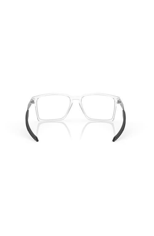 Oakley 56mm Rectangle Optical Glasses In Neutral
