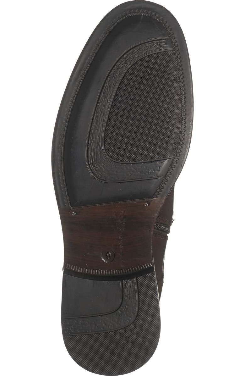 Steve Madden Lisbon Buckle Boot, Alternate, color, Dark Brown