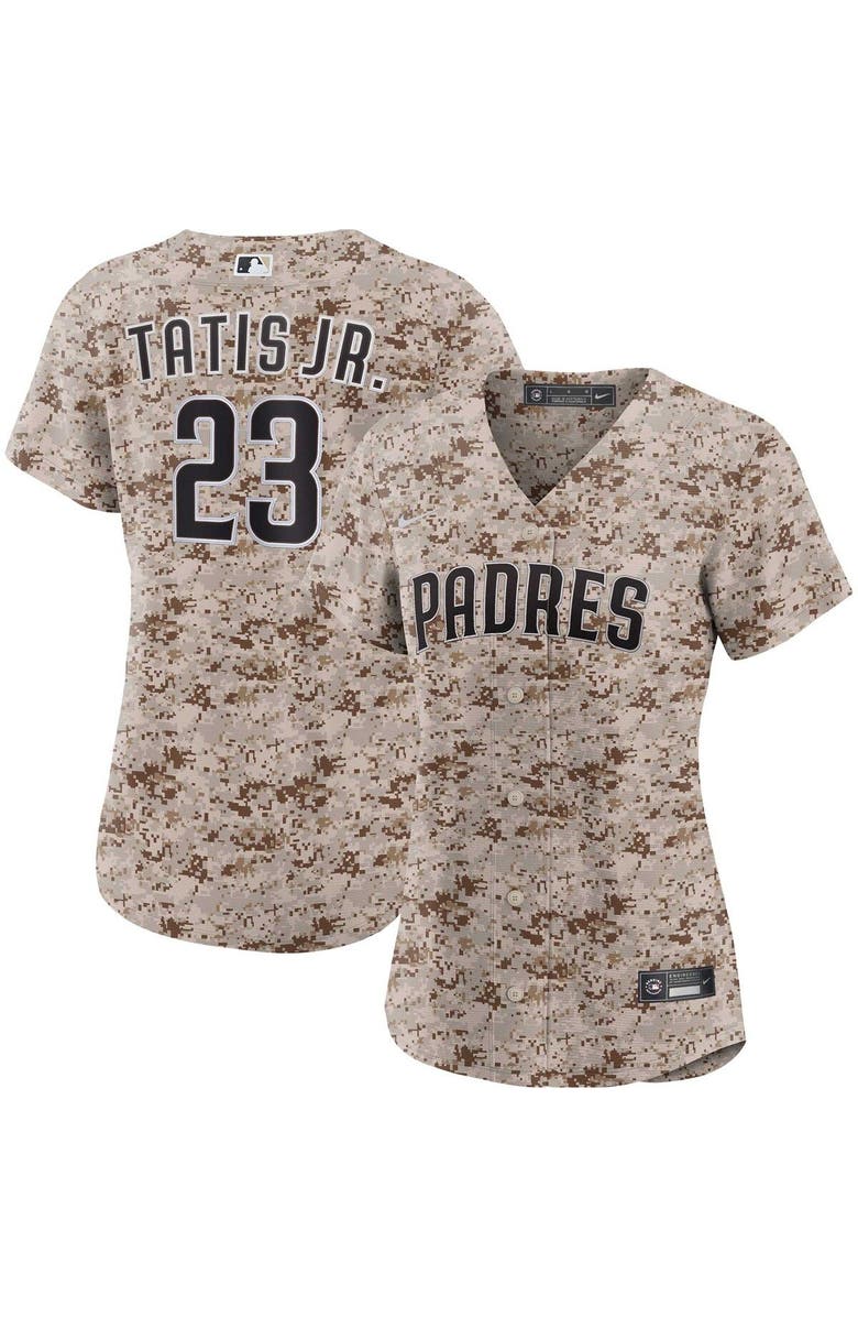 Nike Women's Nike Fernando Tatis Jr. Camo San Diego Padres USMC Alternate Replica Player Jersey, Main, color, Camo