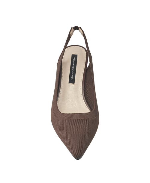 French Connection Women's Viva Slingback Heels In Cafe
