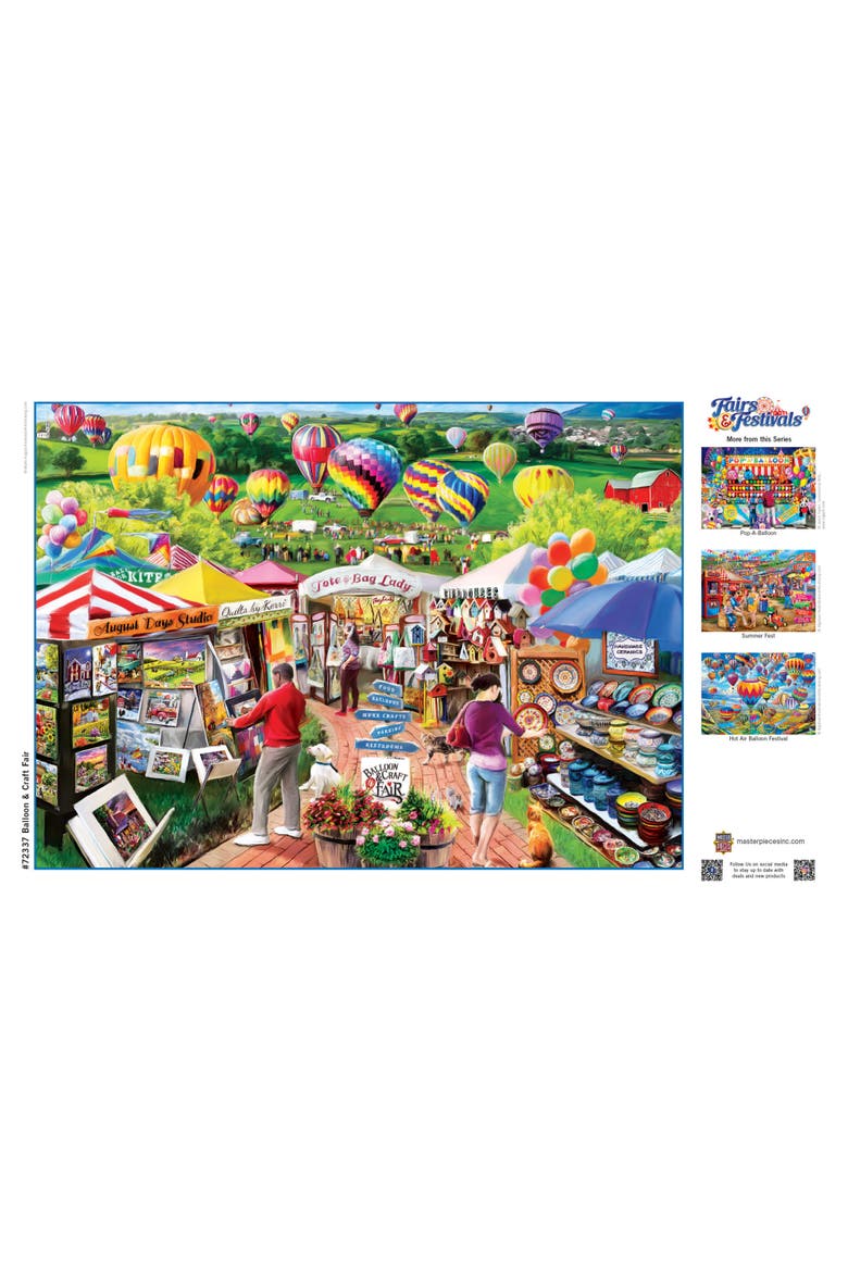 Balloon & Craft Fair 1000 Piece Puzzle, Alternate, color, Multicolor