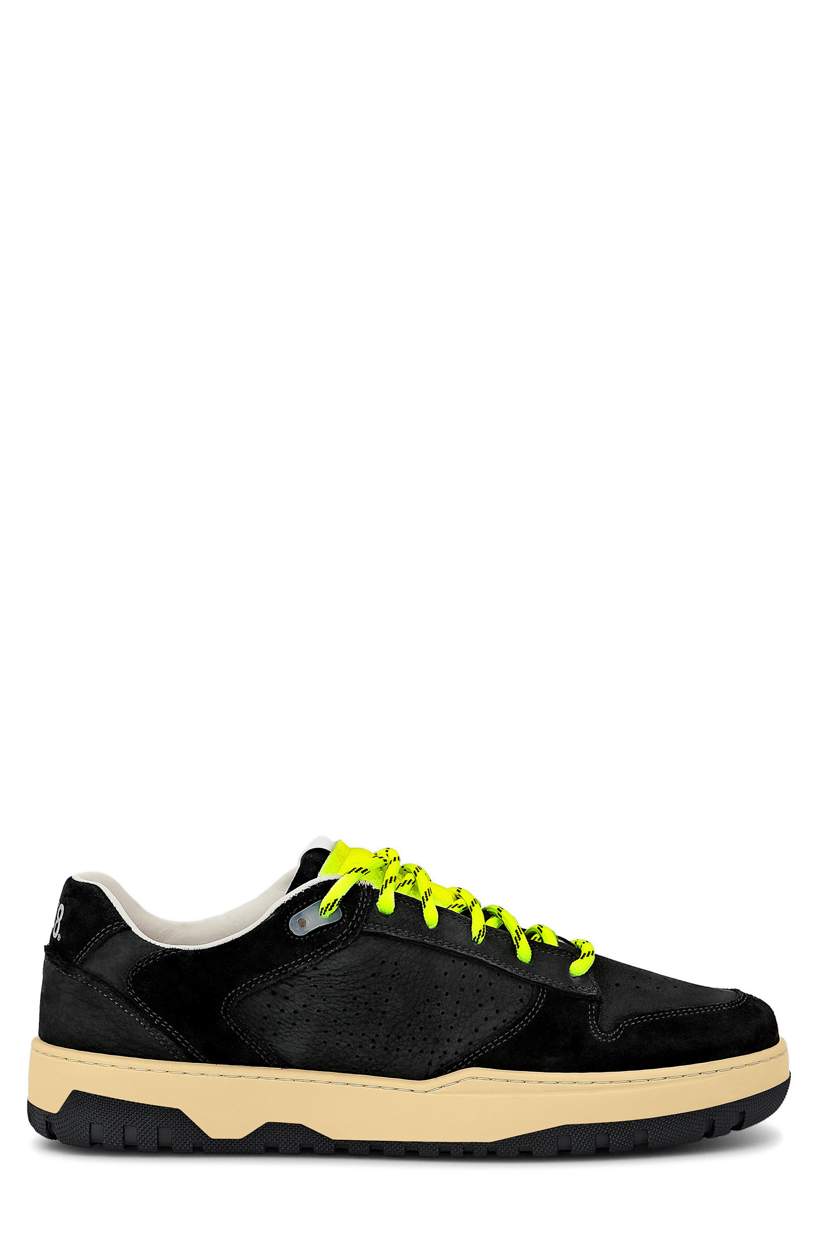 Marvin Sneaker, Alternate, color, BLACK/YEL