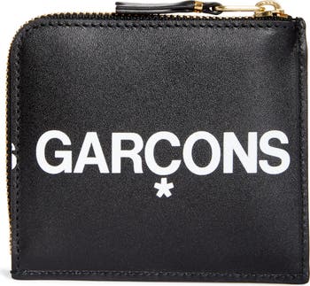 Comme des Garçons Wallets Huge Logo Half-Zip Wallet | Nordstrom