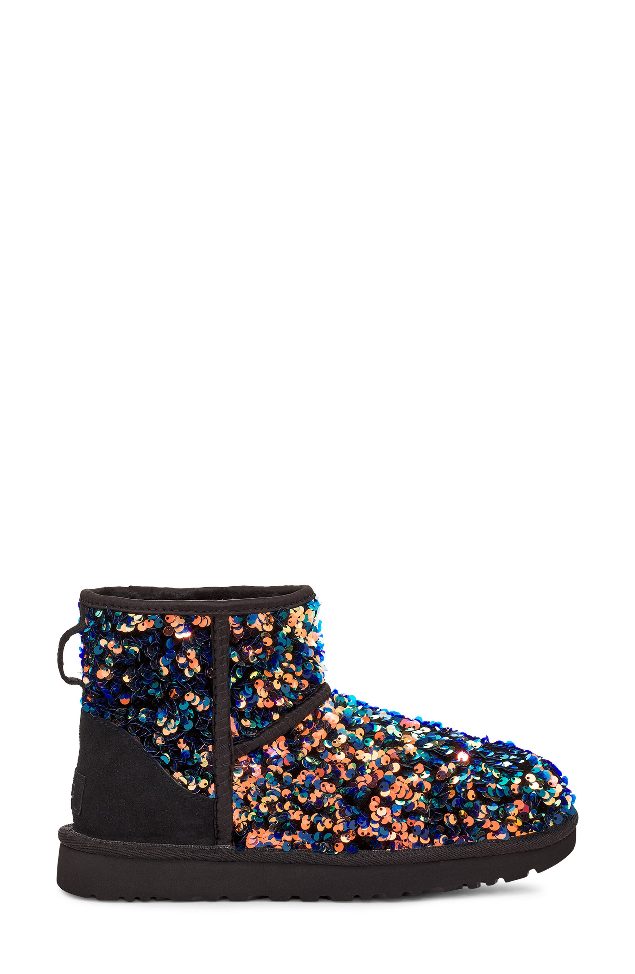 UGG<sup>®</sup> Mini Classic Stellar Sequin Boot, Alternate, color, 