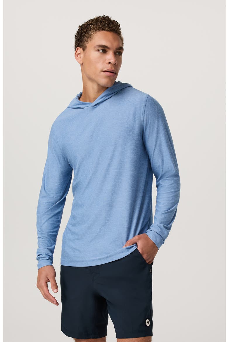 Strato Tech Hoodie, Alternate, color, ISLE BLUE HEATHER