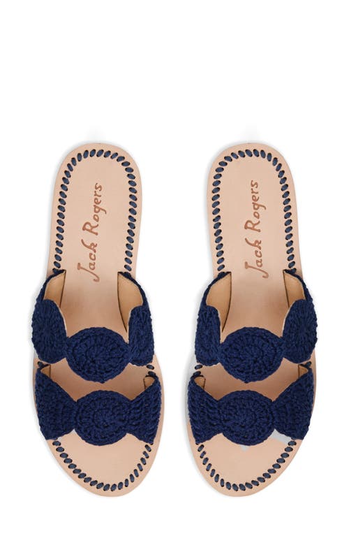 Jack Rogers Laurin Crochet Sandal In Midnight