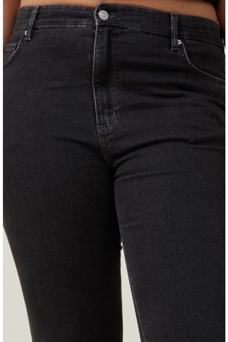Women's High Rise Skinny Jean, Alternate, color, GRAPHITE BLACK RIP
