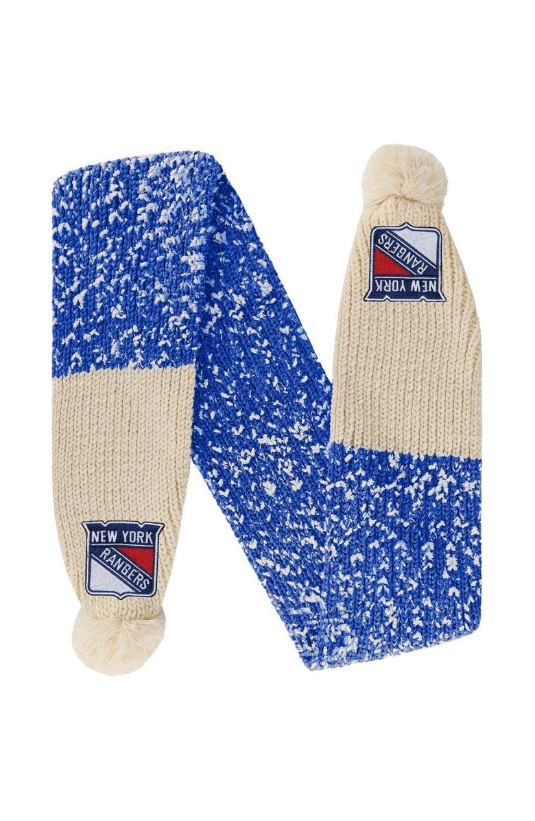 FOCO New York Rangers Confetti Scarf with Pom, Main, color, 