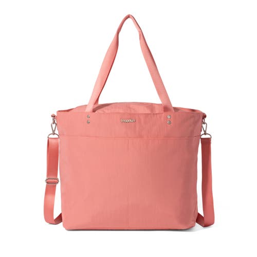 Baggallini Large Carryall Weekender Tote Bag In Terracotta