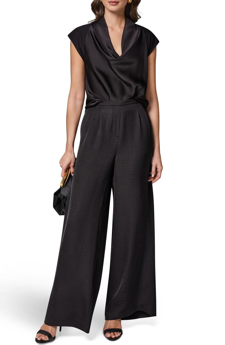 Donna Karan New York Pleat Front Wide Leg Pants, Alternate, color, 