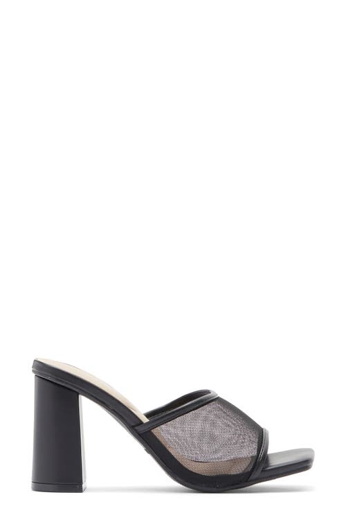 Top Guy Shoes Chicago Mesh Sandal In Black Pu