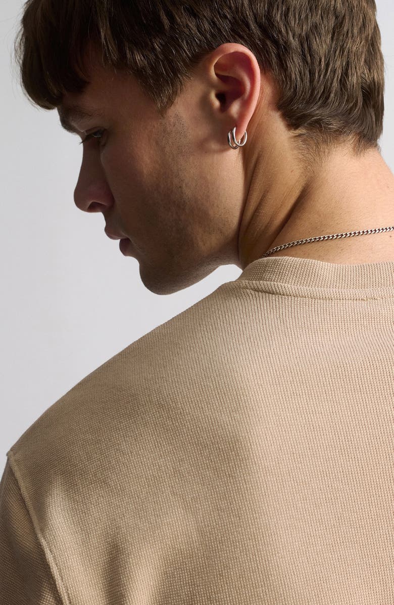 Brooklyn Industries Cotton Blend Crewneck T-Shirt, Alternate, color, Oxford Tan