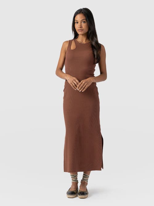 Shop Saint + Sofia Axel Cut Out Dress