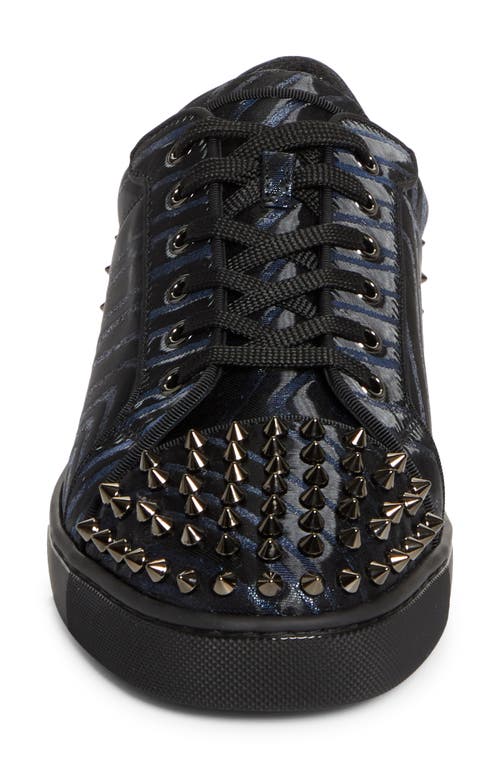 Christian Louboutin Seavaste 2 Orlato Flat Jacquard Sneaker In Black