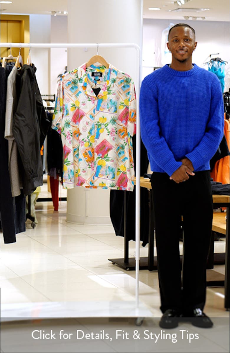 Summerscatter Print Camp Shirt, sales video thumbnail