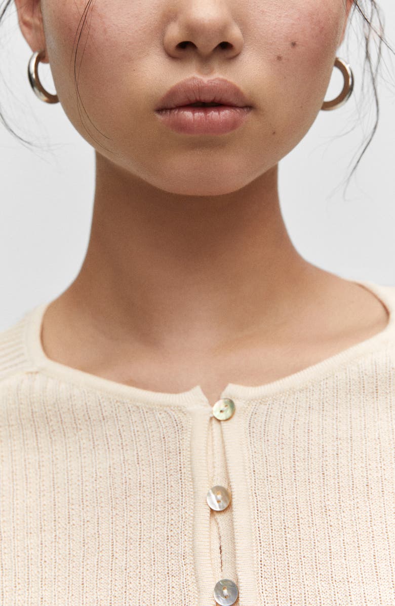 MANGO Rib Cardigan, Alternate, color,