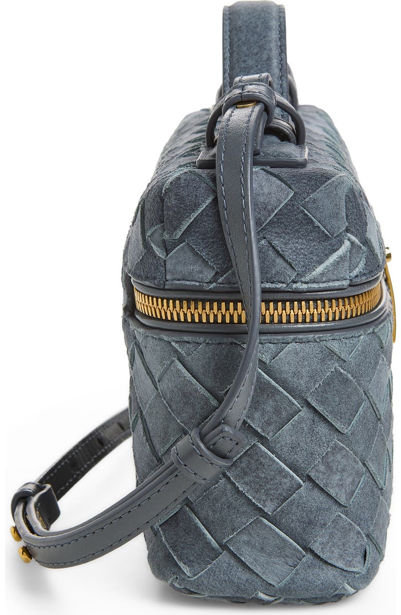 Bottega Veneta Bang Bang Suede Vanity Case Crossbody Bag, Alternate, color, 4549 Cloudy Ind-Mb