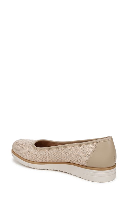 Soul Naturalizer Idea Ballet Wedge Slip-on Flat In Light Natural