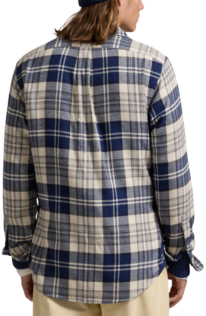 Polo Ralph Lauren Plaid Flannel Button-Down Shirt, Alternate, color,