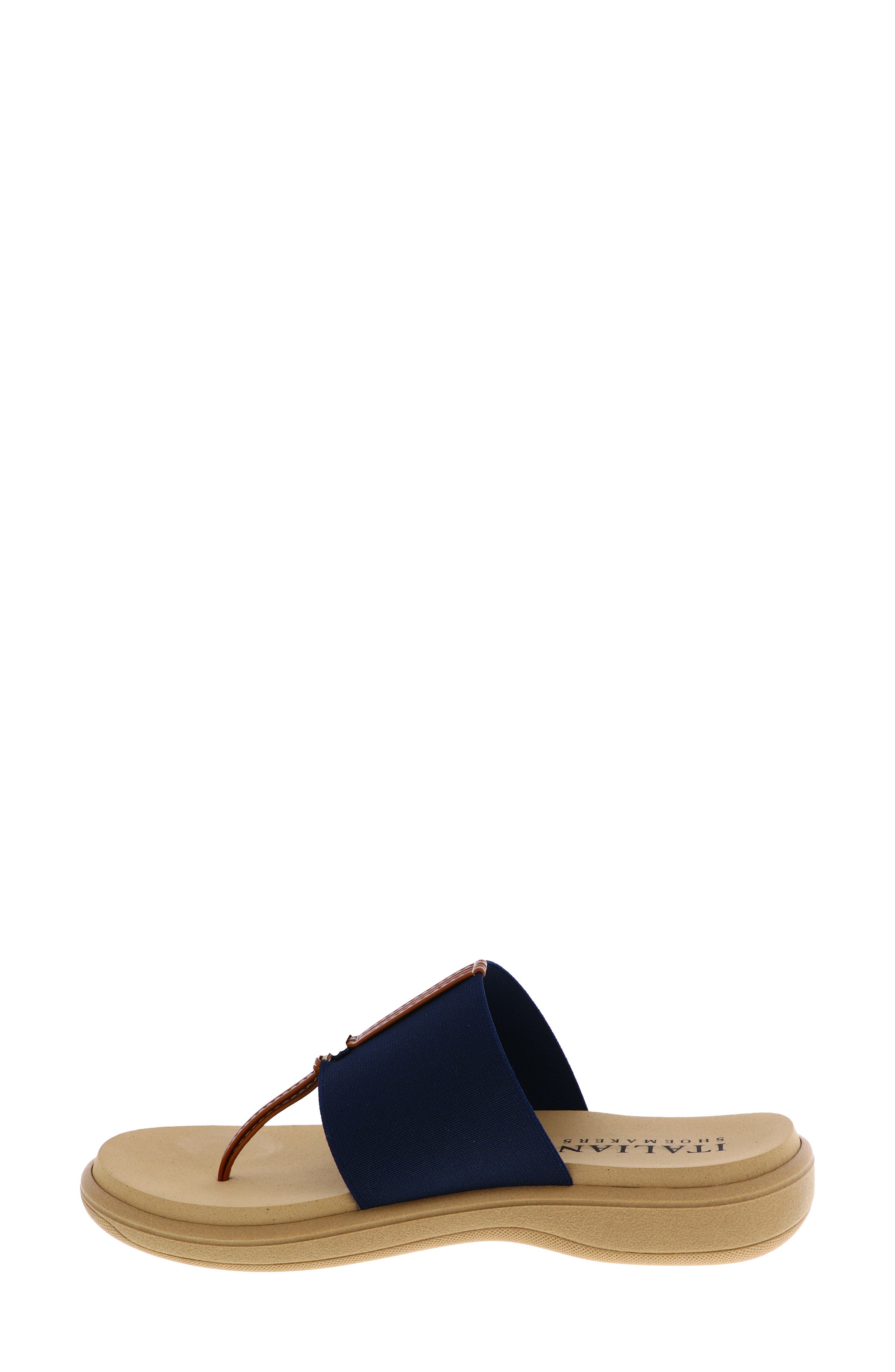 Jahzara Elastic Strap Sandal, Alternate, color, NAVY