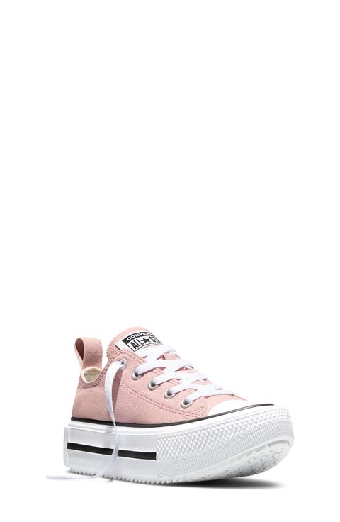 Kids' Chuck Taylor All Star Lift Double Stack Low Top Platform Sneaker