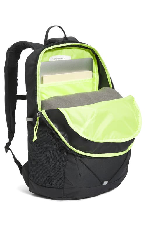 The North Face Asphalt Grey/led Yellow Kids' Jester Branded Shell Backpack In Multi