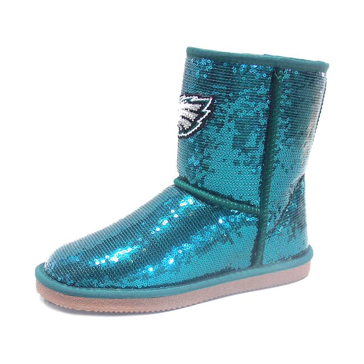 CUCE Women's Cuce Philadelphia Eagles Sequin Boots, Alternate, color, 