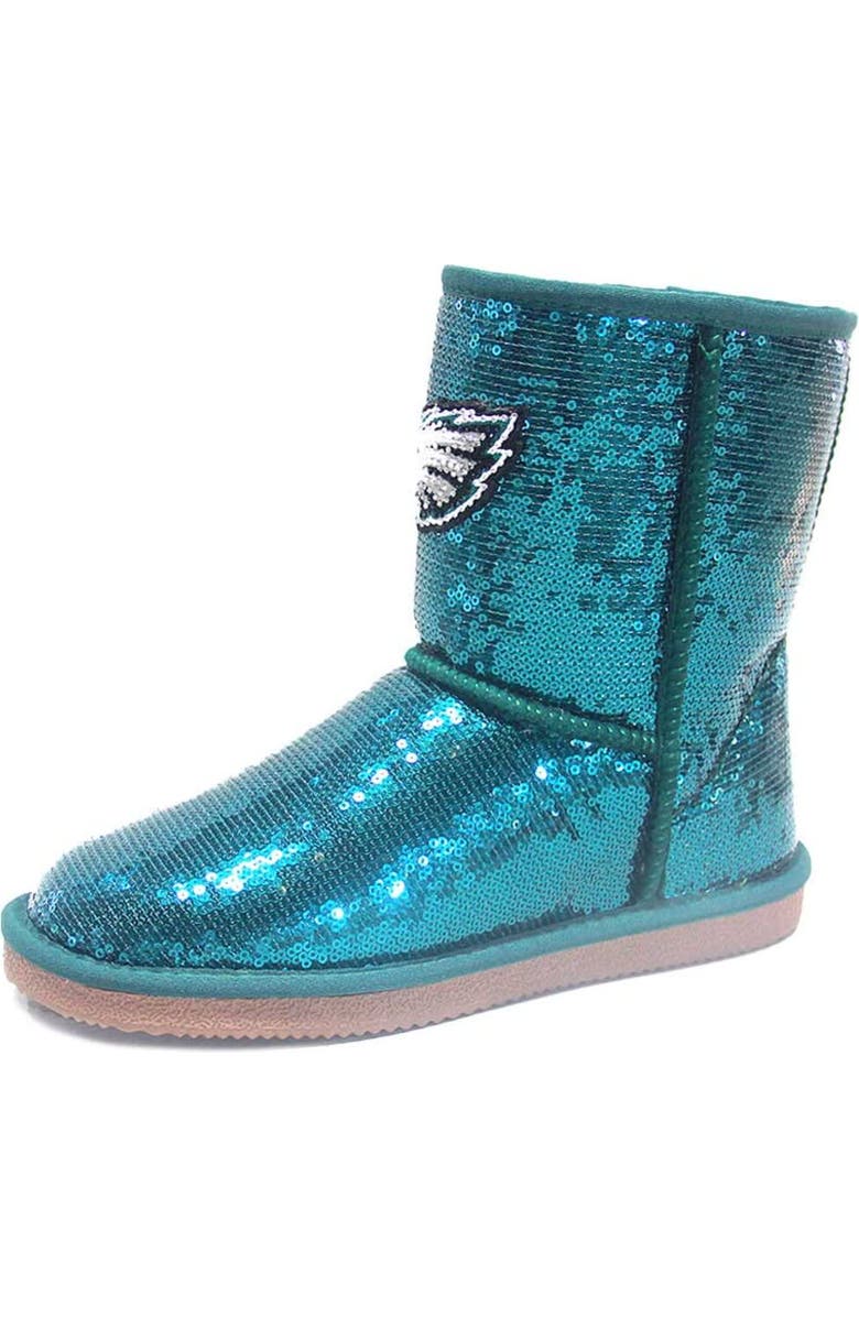 CUCE Women's Cuce Philadelphia Eagles Sequin Boots, Alternate, color,
