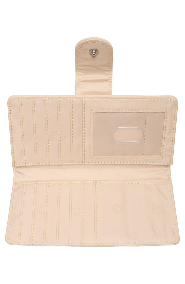 MUNDI SMALL LEATHER GOODS Quilted Slim Wallet, Alternate, color, Bone