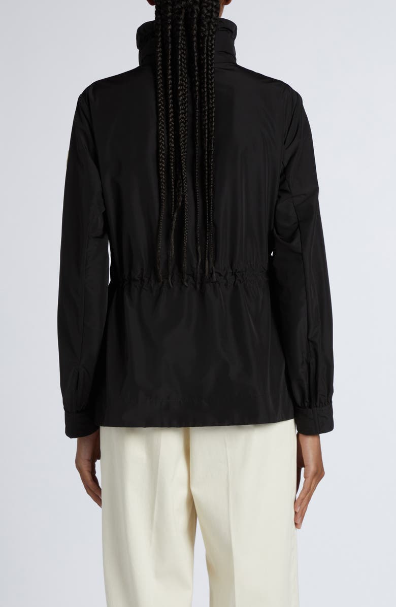 Moncler Leandro Short Hooded Jacket, Alternate, color, Black